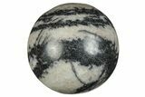 .9" Polished Zebra Jasper Sphere - Photo 2